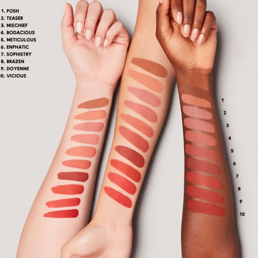 Mac Locked Kiss 24-Hour Hour Lipstick | Posh Brown | Brand New In Box